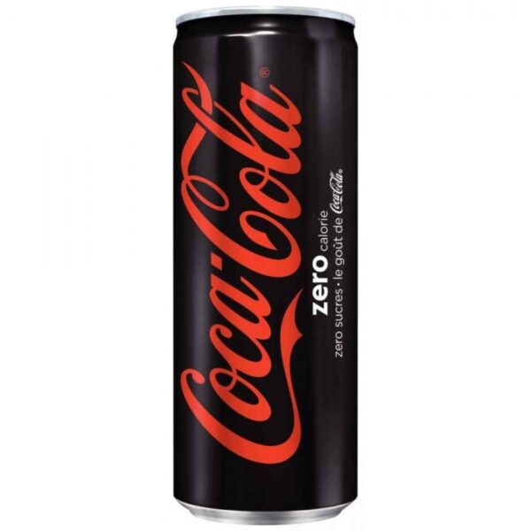 Image d'une canette de Coca-Cola Zero 33cl