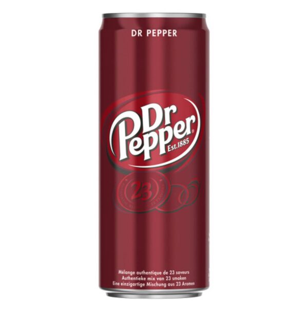 Image d'une canette de Dr. Pepper 33cl